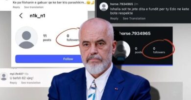 Zyra e Kryeministrisë “zbulon” profilet fake që ofendojnë me komente Edi Ramën