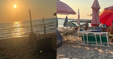 Plazhi publik i Golemit “i privatizuar” me çadra e zinxhirë, nuk gjen vend ku të ulesh i privatizuar